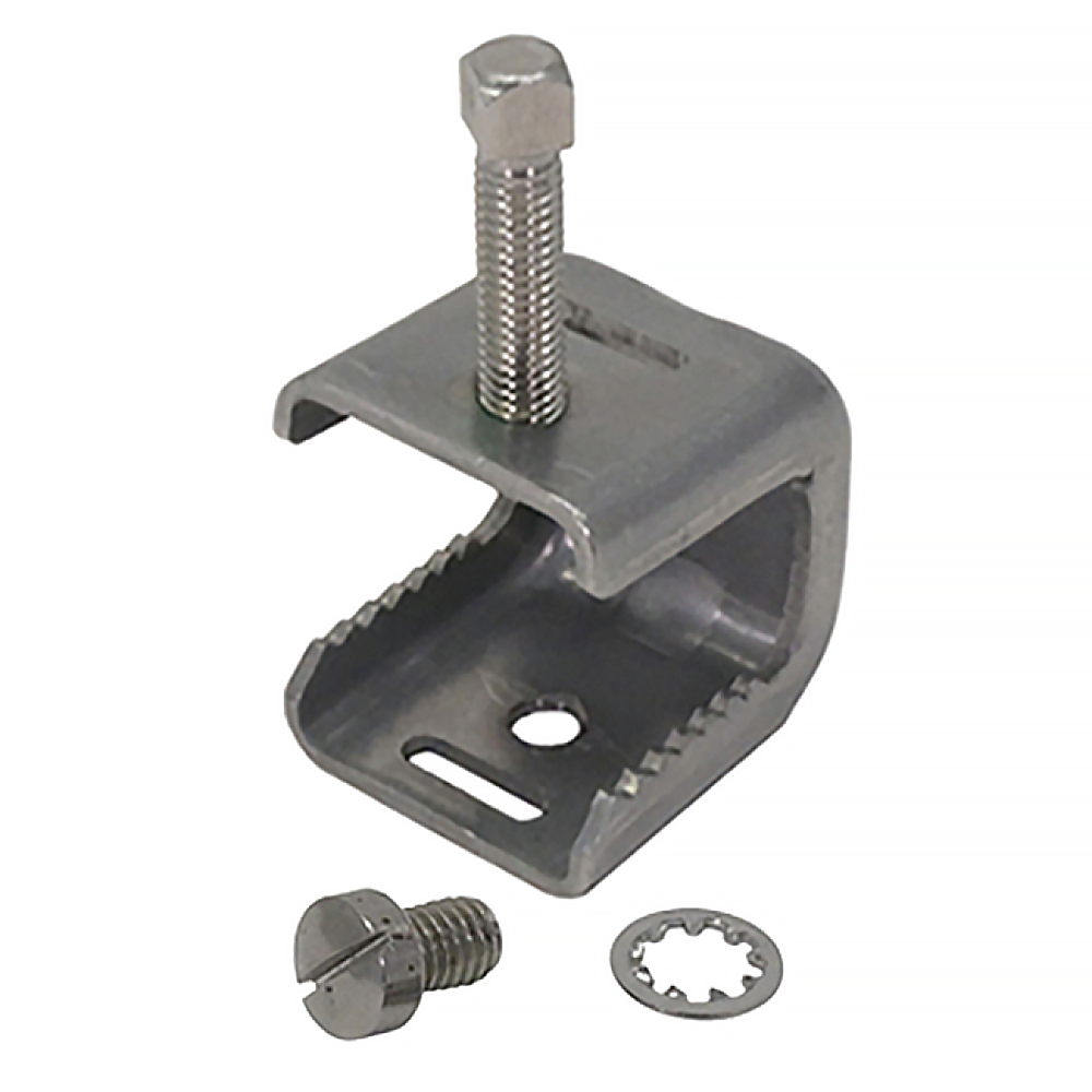 Miroc Galvanized Angle Adapter with 3/8 Inch Tapped Hole (10-Pack) from GME Supply